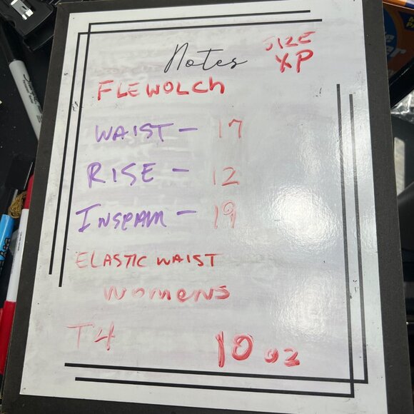 Flewolch Women's Lightweight Outdoor Cargo Pants Elastic Waist & Drawstring Blue - Picture 12 of 12